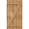 Ekena Millwork Joined Board-n-Batten Shutters w/Z-Bar, Rough Sawn Western Red Cedar, 26 7/8W x 50H, PR RBJ06Z26X050RWR - alternate 5